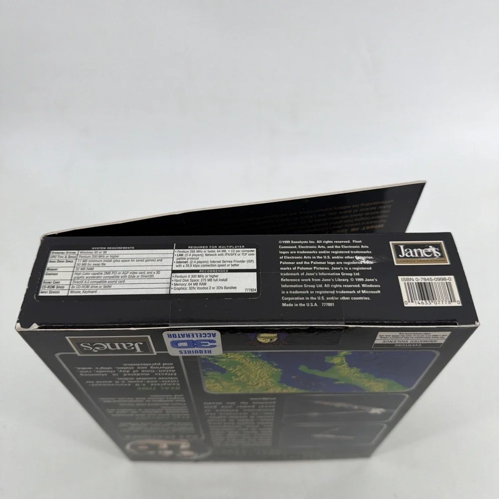 Janes Fleet Command (1999) Pre-Owned US Retail Store Big Box Edition As Shown